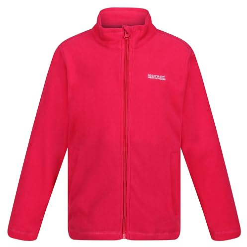 Regatta King Kids Full Zip Fleece Lightweight Jacket with 2 Pockets & Anti-Pill - Perfect for Walking, Hiking & Outdoors