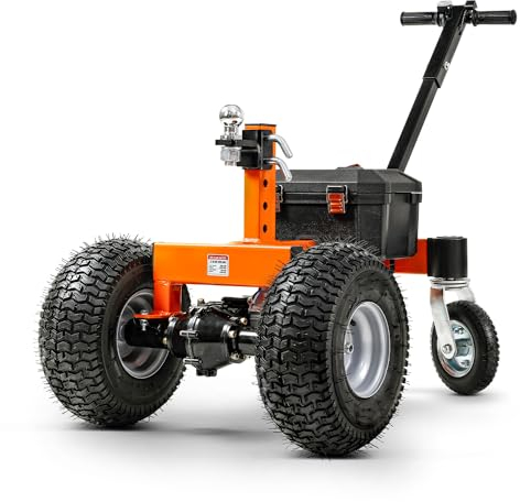 SuperHandy Chariot Électrique pour Remorque 3600LB/1630KG Poids Max. de la Remorque 600LB/270KG Poids Max. de la Flèche DC 24V 800W 7Ah avec Attelage à Boule Commerciale 50MM