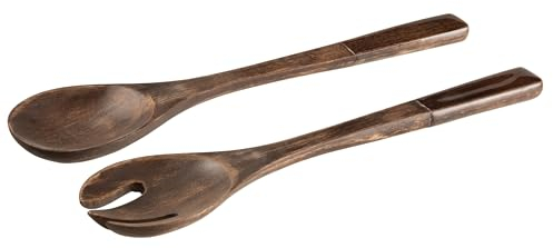 Jolipa Salatbesteck, Mangoholz, Braun, 2 Stück, Holz, one Size