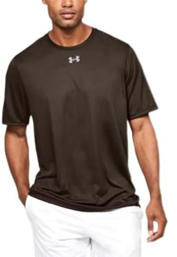 Under Armour Locker Tee 2.0 Herren-T-Shirt, kurzärmelig, Cleveland Brown / Metallic Silver, 4X-Groß