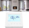 Programmable Underfloor Heating Thermostat Digital Manual Room Thermostats Electric Floor Heating Controller AC 90‑240V with Probe Sensor 16A LCD Weekly Programming (Without WiFi)