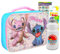 Disney Lilo and Stitch - Set per il pranzo per bambini, con borsa per il pranzo Ohana Stitch & Angel, adesivi e altro, borsa per il pranzo Stitch per ragazze