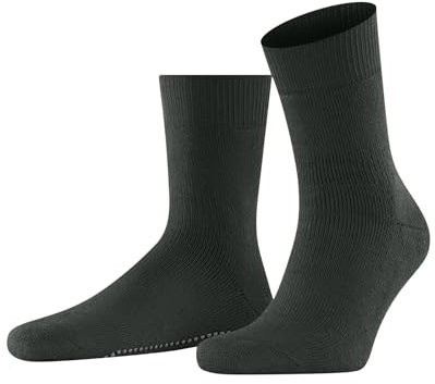 FALKE Herren Stoppersocken Homepads M Hp Wolle Baumwolle rutschhemmende Noppen 1 Paar, Grün Forest 7474, 39/42 EU