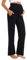 Gowjog Pantalon Maternité Jambes Larges Pantalon Long Décontracté De Taille Haute Grossesse Femme Pantalons De Grossesse (Noir,S)