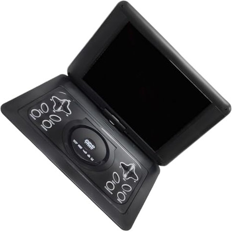 siduytin Portable Dvd Player For Car 270° Rotation Built-in Stereo Speakers Support TV Function ABS Portable HD Player