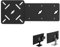 CaSZLUTION Docking Station Mount Plate for Dell WD22TB4 / WD19S / W19TBS / WD19DCS / WD15, Behind Monitor VESA Mounting, Wall and Under Desk Mount Acrylic Dock Holder