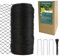Garden Netting, RIFNY 2×10m Bird Netting for Garden Outdoor Patio Plants, Heavy Duty Moven Mesh with Ties and Staples Protected Fruit Trees Blueberry from Chickens Pond Leaf