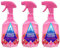 Astonish Special Aromatic Edition Multi-Purpose Anti-Bacterial Surface Cleanser Spray, Pomegranate and Raspberry Scent, 3 X 750ml
