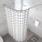 Cammeciso Tringle à Rideau de Douche en Forme de L,Barre de Douche Angle,Baignoire Coin Tringle à Rideau,Barre de Rail de Rideau de Douche Incurvée,pour Salle de Bain Baignoire Magasin VêTements