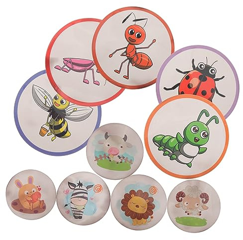 JOINPAYA Potty Training Stickers for Boys and Girls 10pcs Cartoon Thermochromic Color-Changing Stickers Toddler Toilet Seat Training Decals Fun Animal and