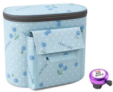 ZMDMAH Lenkertasche Fahrrad Kinder, Enkertasche Kind, Adkorb Kinder vorn Fahrradtasche Kinder Fahrradkorb Kinder Fahrradtasche Lenker Fahrradkorb vorne wasserdichte für Kinderfahrrad Laufrad Dreirad