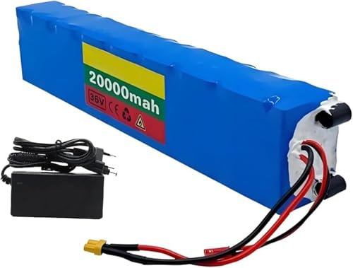 Batteria Agli Ioni Di Litio Per Bici Elettrica Da 36 V 20 Ah 10S3P, Batteria Al Litio Impermeabile Per Scooter Elettrico Con Ricarica XT60