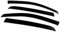 Wivplex Déflecteurs de vitres latérales, for VW, for Golf, 6 Mk6 Hatchback 2009 2010 2011 2012 2013 Pare-Brise de Voiture Pare-Vent Pare-Soleil Pare-Pluie visière déflectrice de Vent