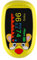 Pulsoximeter Fingeroximeter，Pulsoximeter für Kinder mit TFT-Display – Tragbarer Fingerclip-SpO2-Monitor zur Messung von Blutsauerstoff & Herzfrequenz | Schnelle Ergebnisse in 3-5 Sekunden (gelb)