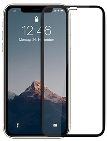 Woodcessories - Verre Trempé 3D Compatible avec iPhone 11 Pro/Xs/X, Protection d'Écran, Dureté 9H, sans Bulles, Anti-Empreintes Digitales, Transparent