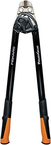 Fiskars Coupe-boulons, Jusqu'à 30% de puissance en plus, Longueur 76 cm, Acier/Plastique, Noir/Orange, PowerGear, 1027215