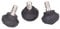 Leofoto LF-22 Set of 3 38mm Diameter Universal 3/8 Rubber Tripod Feet Stainless Steel Connectors Non-Slip Replacement for LS-323C LS-323CEX LM-364C LM-323C LN-324CT LN-324CH LN-324C