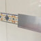 CENEFA ADHESIVA EFECTO ALUMINIO 8CM X 1,2 ML. Cenefa Cocina, Cenefa Baño.