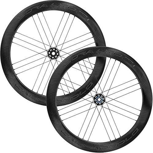 Campagnolo Bora Wto 60 Scheibenbremse 2-Wege Fit Tubeless Laufradsatz, Dunkles Etikett, Shimano/SRAM Freehub