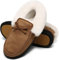 Mishansha Warme Hausschuhe Damen Winter Plüsch Pantoffeln Memory Foam Slippers Braun,Gr.39 EU