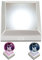 Led Sockel, Led Lichtanzeigebasis, Rechteckig Leuchtsockel Led, 6 Farbwechselnde Lichter Usb Oder Bunter Kristallständer Halter Batteriebetriebene Runde Led Light Base Geeignet Für Kristalle Glaskunst