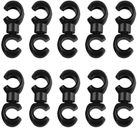 10 stücke Fahrrad Bremse Gang Kabel S Stil Clips Drehschnalle Schlauchführung MTB Bike Cross Line Haken Tidy Clip Ring Verschluss Radfahren Zubehör
