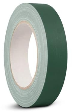 3x Gewebeband Panzerband 25mm x 25m Grün Panzertape Klebeband Gaffa Tape Matt und reflexionsfrei (25 mm x 25 m, Grün)