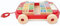 Hape Buchstabenbauklötze im Nachziehwagen, Nachziehspielzeug und Bauklötze
