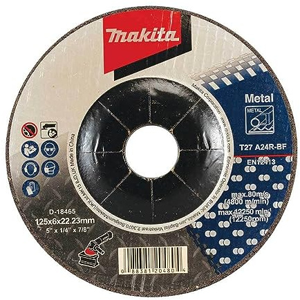 Makita Afbraams 125×6,0×22,2 MM 20 Stuks