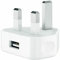 AL AJAL Universal USB Wall Charger Adapter - Compatible with iPhone, Samsung, Tablets - Portable & Reliable Phone Charger - 1 Amp / 1000mah Charging Plug (White)