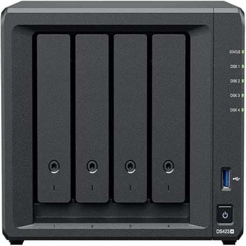 Synology DS423+ 48TB 4 Bay Desktop NAS Solution installed with 4 x 12TB Seagate Ironwolf Drives