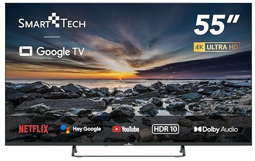 SMART TECH TV LED 55UG10V3 55 Ultra HD 4K Smart HDR Google TV