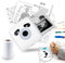 vretti Thermal Mini Label Maker Machine with Tape,Portable Rechargeable Label Printer with Wireless Built-in Cutter Bluetooth Handheld Photo Printer for Home & School, Compatible with Android & iOS