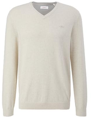s.Oliver Herren 2143174 Pullover, 03W0 creme, M