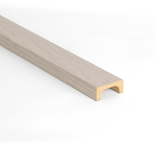 Kabelkanal Desiwa in Eiche Weiß 5,1x252 cm