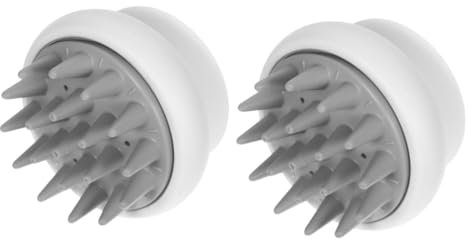 Healvian 2St Shampoo-Bürste Haarshampoo hairbrush Shampoo Anticaida Kopfhautmassagegerät Kopfhautwäscher für schuppen Peeling für die Kopfhaut klein Massagebürste Badebürste Shampoo-Kamm