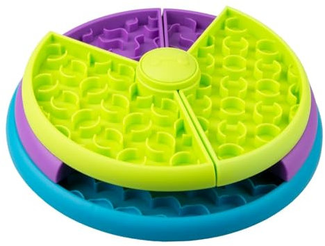 Joselin Langsamer für Hunde, 3 Ebenen, Reduziert Langeweile und Ängste, Hundefutter-Puzzle-Futternapf, Rutschfester Interaktiver Hundenapf