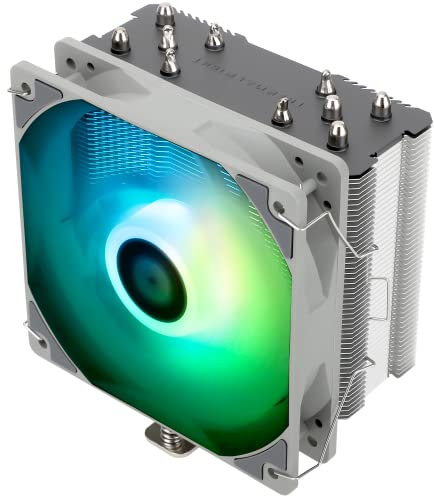 TR Assassin King 120SE ARGB - Raffreddatore d'aria per processore, 5 tubi di calore, TL-C12C-S PWM - Raffreddatore CPU silenzioso con cuscinetto S-FDB, per AMD AM4/Intel 1150/1151/1200/1700