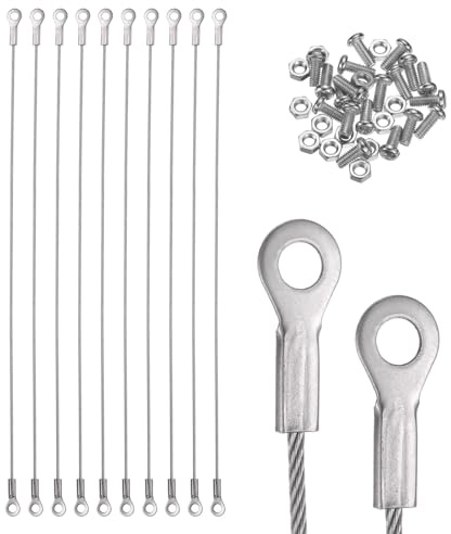 QUARKZMAN 10Pcs 30cm Dispositif de Retenue de Porte d'Armoire avec Vis, Protège-Charnière en Acier Inoxydable 304 pour Limiter le Mouvement de la Porte d'Armoire et l'Angle d'Ouverture