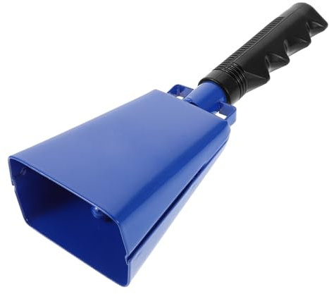 Toyvian Kuhglocke Mit Griff Aus Pvc-kunststoff Handgehaltene Metall-glocke Für Fußballspiele Sportveranstaltungen Und Partys Lärmmacher Zum Anfeuern