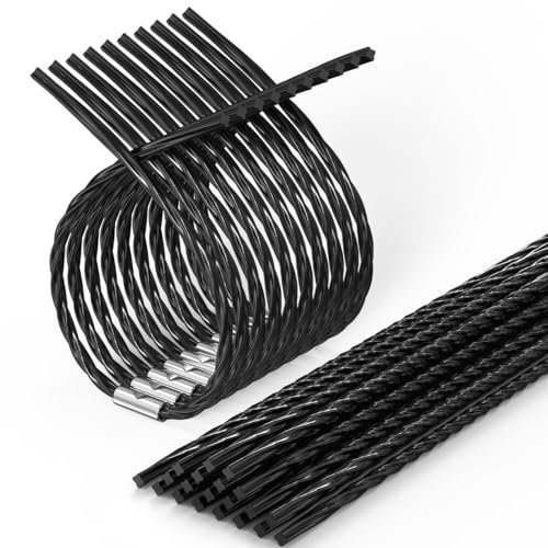 BESPOTCL 30 pezzi F016800431 filo da taglio extra forte compatibile con decespugliatore Bosch AFS 23-37 – filo trimmer 3,5 mm x 37 cm di ricambio per tagliaerba