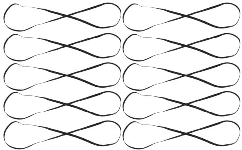 Cinghia per giradischi piegata, lunghezza 300 mm, larghezza 5 mm, cinghie di ricambio per giradischi grammofono