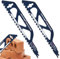 Reciprocating Saw Blades, 2 Pcs Concrete Sabre Saw Blade, Saw Blades for for Wood, Metal, and Cement Board Cutting, Professional Saw Blade Fits Bosch Dewalt Makita and many more(305mm,S1243HM)