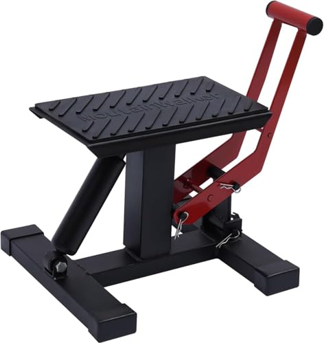 Hydraulic Motorcycle Stand, Motorrad Hebebühne mit Folding Lift, Height-Adjustable Motorradheber, Universal Motorcycle Mount, Motorradständer für ATV Motocross, bis zu 400kg