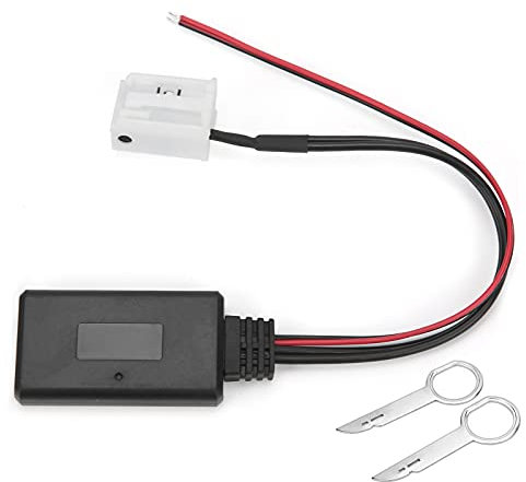 Sunicon Bluetooth Aux im Kabel, drahtloser Audioadapter kompakt tragbares hochwertiges ABS -Material für Delta 6/7 Premium 6/7 R100/110 Auto Radio