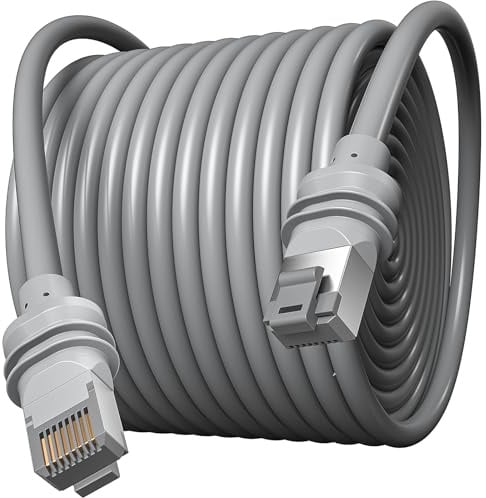 3BAO Starlink Gen 3 Kabel 50M, wasserdichte Starlink-Kabelverlängerung für Starlink Standard Actuated Gen 3 / Satellite V3, Ersatz-Starlink-Ethernet-Kabel Gen 3