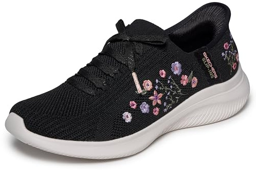 Skechers Damen Ultra Flex 4.0 Sweet Petals Slip-InTurnschuhe