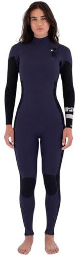 Hurley 2026 Damen Plus Neoprenanzug mit 3/2 mm Brust-Reißverschluss, Vintage-Iris