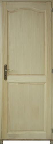 Bloc Porte Interieur en Paulownia, Largeur 83 CM Gauche