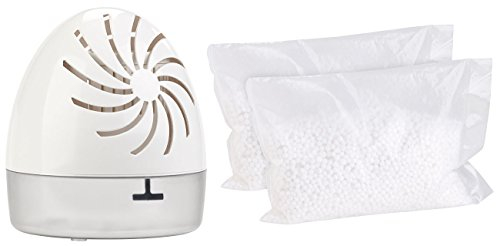 Sichler Haushaltsgeräte Luftentfeuchter Box: Raumentfeuchter mit 2 Granulat-Packs, bis 100 ml/Tag, Räume bis 10 qm (Luftentfeuchter Sets, Luftentfeuchter Granulat Boxen, Auto)